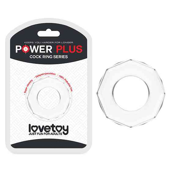 Ерекційне кільце - Power Plus Cockring 4 Clear Sex Aura Київ