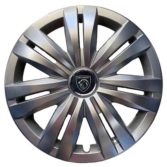 Автомобільні модельні ковпаки R16 Peugeot NEW 427 4шт, SJS, сріблясті Вінниця