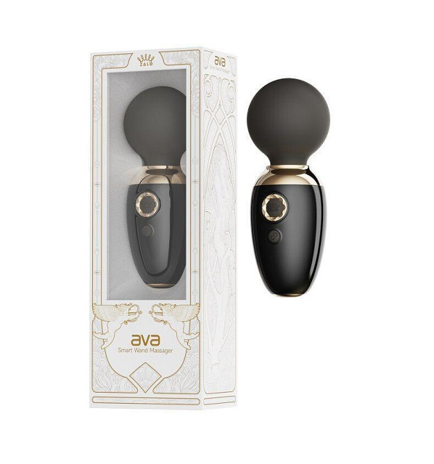 Смарт-вібромасажер Zalo – AVA Obsidian Black, 8 режимів, підігрів, дуже потужний та компактний Sex Aura Київ - фото 5