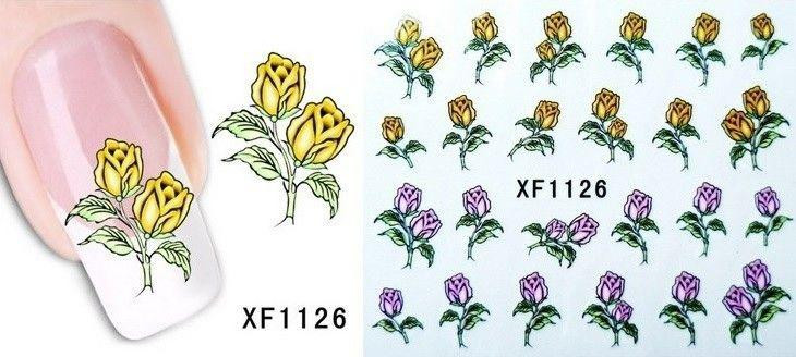 Наклейки для ногтей XF1126 Киев - изображение 2