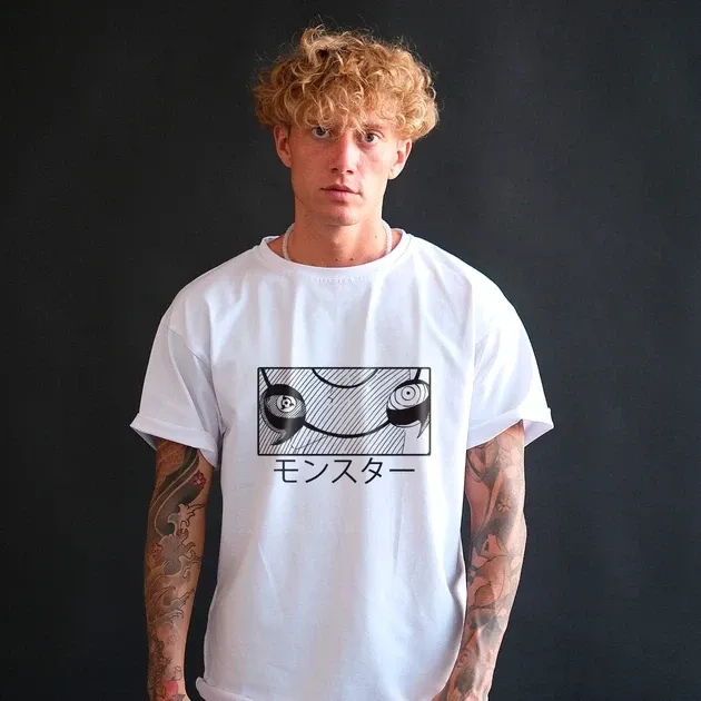 Футболка чоловіча з  принтом Наруто Глаза Обіто Black Edition Розмір 48 Anime0021 Дніпро - фото 4