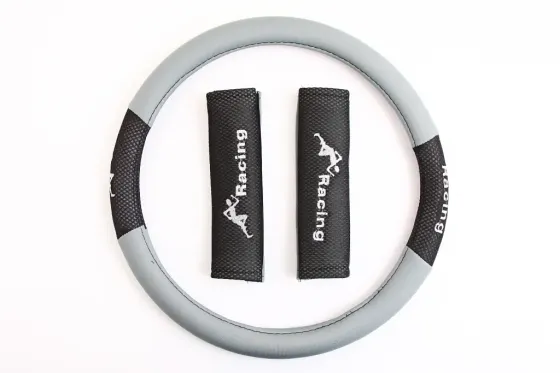 Чихли на сідниці Milex Tango сірі (3 шт) + оплетка на кермо/ремні Вінниця