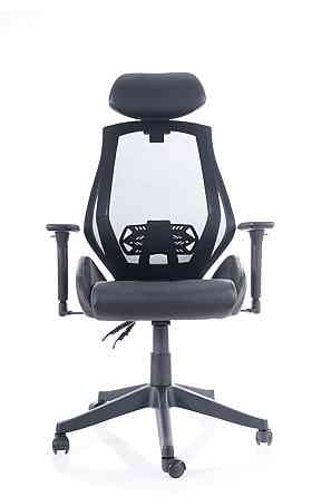 Крісло поворотне Q-406 чорне Дніпро