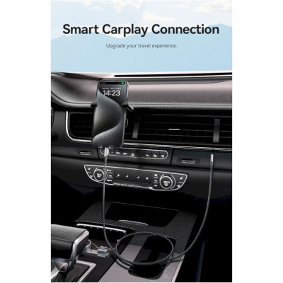 Дата кабель USB-C to USB-C 0.5m USB2.0 60W (20V/3A) angle 90° Gray Aluminum Alloy Vention (TRAHD) Вінниця - фото 5