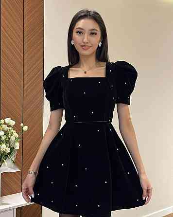 Женское нарядное изящное платье с камешками ¦оксамит со стразами Одесса