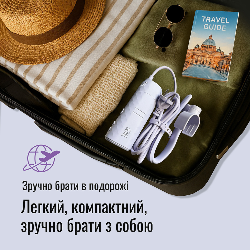 Tauro Pro Line Універсальний фен для тварин із гнучкою системою кріплення на шиї, з вилкою ЄС, фіолетовий Киев - изображение 11