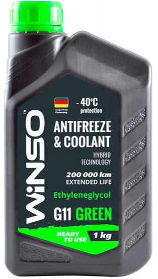 WINSO 880960 ANTIFREEZE GREEN G11 — Надійний зелений антифриз G11 для стабільної роботи системи охолодження двигуна Ковель - фото 1
