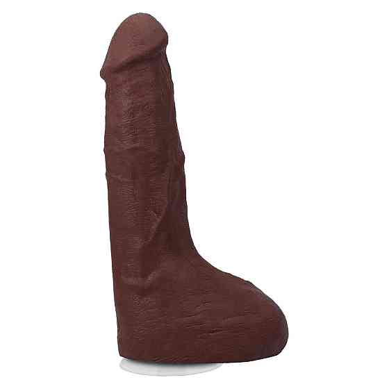 Фалоімітатор, що кінчає Doc Johnson The Realistic Cock ULTRASKYN - Squirting 9,5 Inch Chocolate Sex Aura Київ