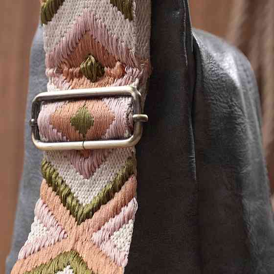 Модна сумка через плече в модному кольорі з екошкіри Vintage 22792 Сірий Київ