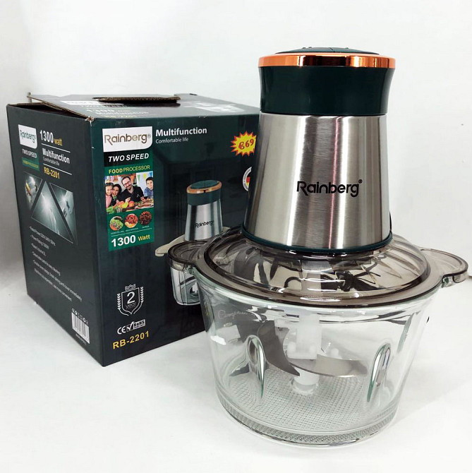 Блендер подрібнювач, Для дитячого харчування блендер Подрібнювач для овочів нержавіюча сталь QB-57 Львів - фото 3