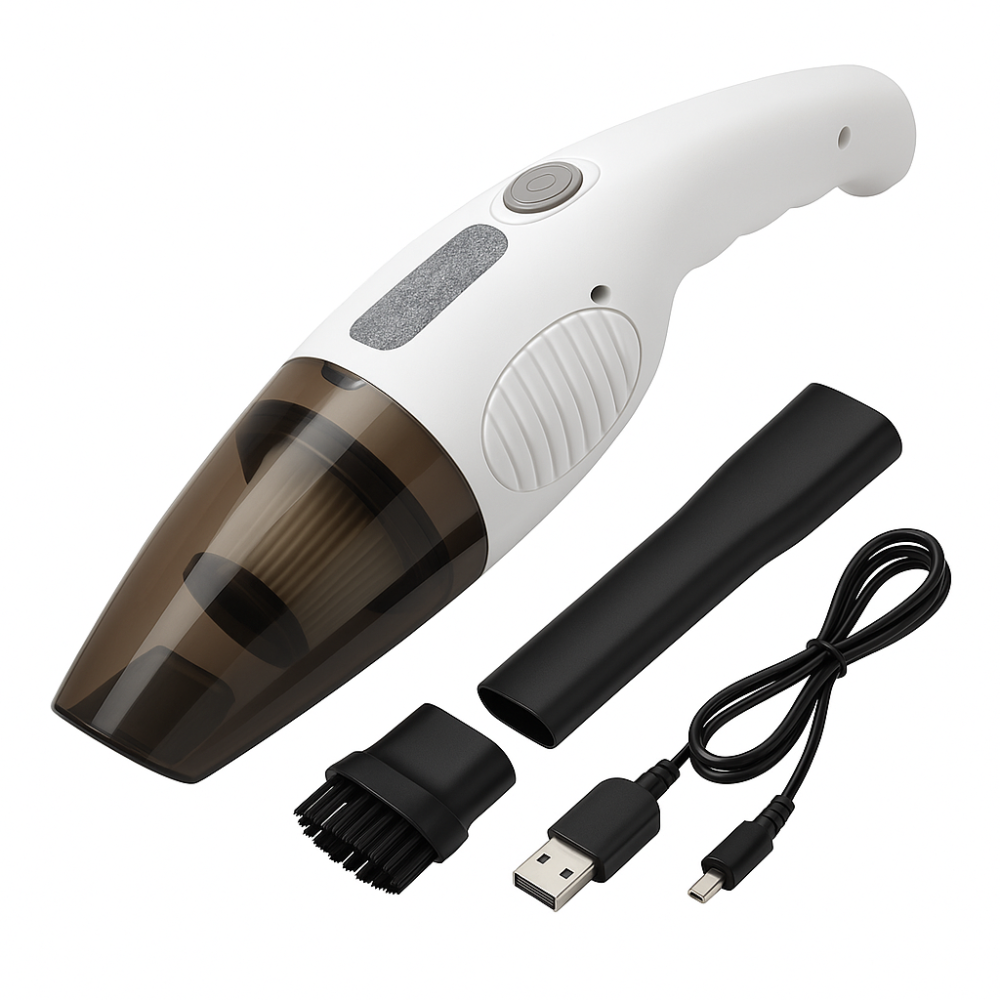 Автопылесос на аккамуляторе Car Vacuum Cleaner HY05, Легкий и компактный автомобильный пылесос FR-90 Львов - изображение 11