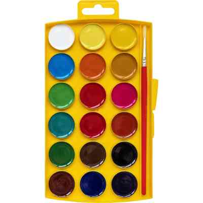 Акварельные краски Школярик Медовые 18 цветов (302023004-UA) Винница