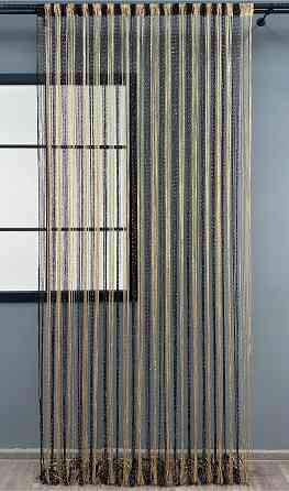 Шторы-нити с люрексом Венге с бежевым 300х300см 1 шт (61-104) Киев
