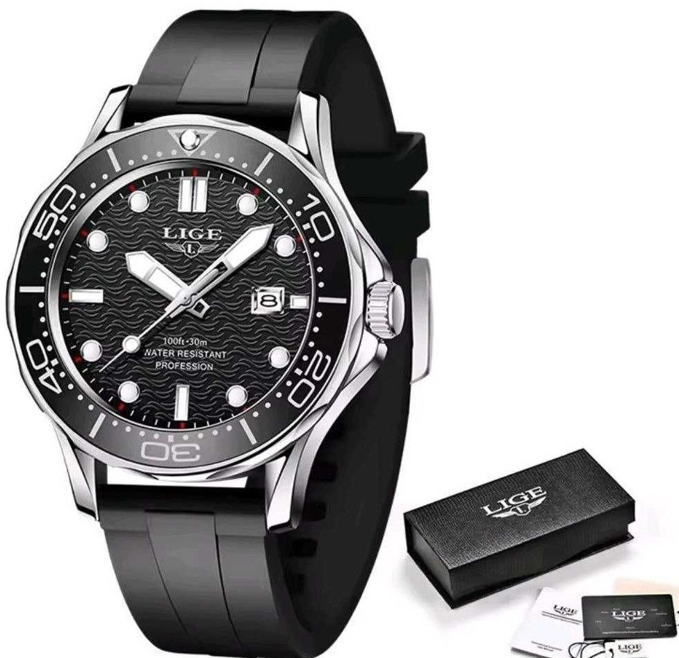 Чоловічий наручний годинник LIGE Київ - фото 1