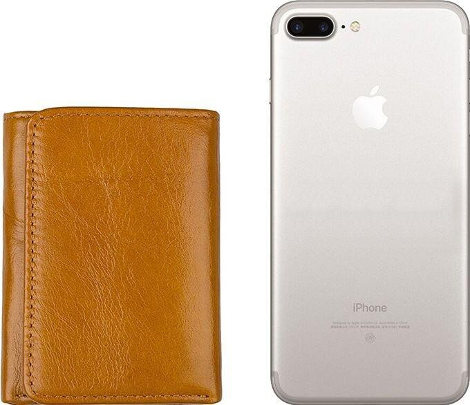 Гаманець Vintage 14597 шкіряний Рудий Київ - фото 6