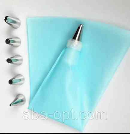 Набір кондитерських насадок 7 шт з мішком і адаптером Дорі (шт) Одеса