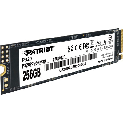 Накопитель SSD M.2 2280 256GB Patriot (P320P256GM28) Винница - изображение 2
