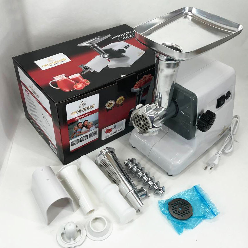 Мясорубка овощерезка соковыжималка, Мясорубки нержавеющая сталь, Мясорубка для домашней колбасы KZ-11 Львов - изображение 17