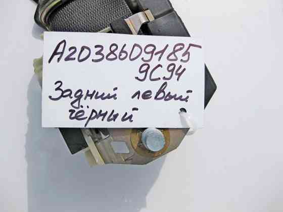 Mercedes-Benz  A2038609185 9C94 Ремінь безпеки задній лівий чорний C-Class W203 Одеса