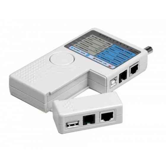 Тестер Network cable tester RX-1000, RJ12/RJ45/RG-58/USB (RX-1000) Київ