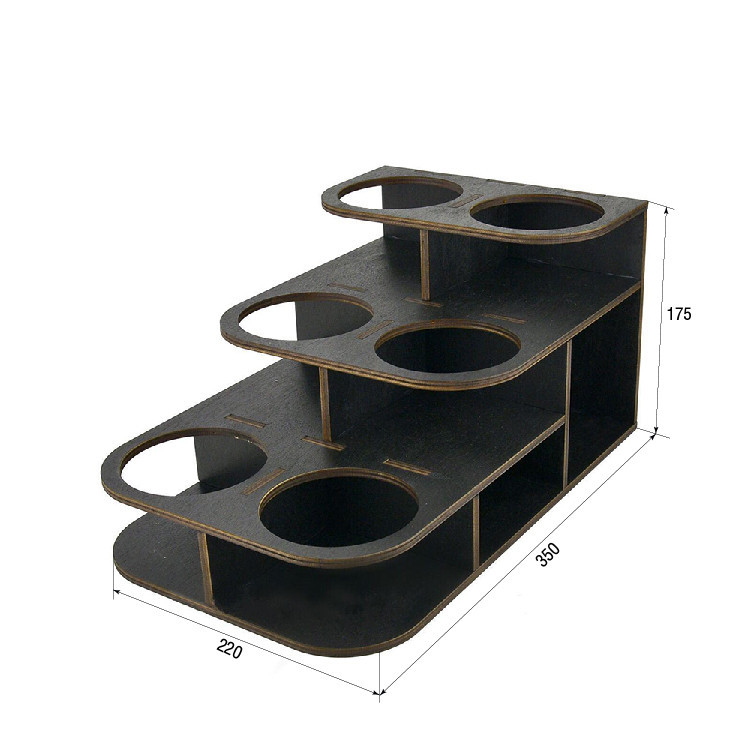 Підставка EKOSTAR для сиропів, чорна 220х350х175 мм, d - 75мм Київ - фото 3