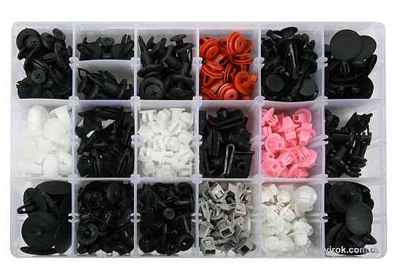 Шпинки для автосалоної обшивки TOYOTA/LEXUS YATO, різні, 18 типорозмірів, 360 шт. [20/320] Одеса