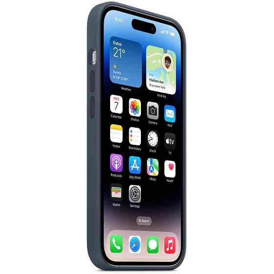 Чохол-накладка Apple Silicone Case with MagSafe для Apple iPhone 14 Pro Storm Blue (MPTF3) ( 18116 ) Харків