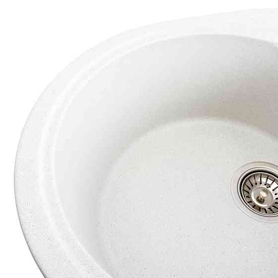 VALESO Гранітна мийка для кухні VALESO ONYX 5847 матова Біла в крапку Киев