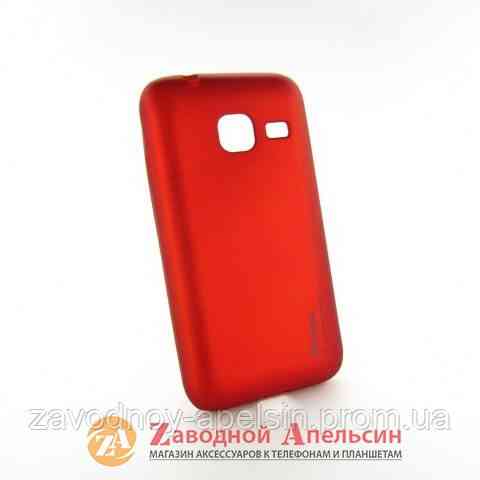 Samsung J1 J105 mini защитный чехол soft touch red Одесса