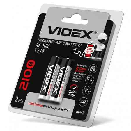 Акумулятор VIDEX HR6 AA Ni-MH 2100mAh 1.2V 1 шт. Дніпро