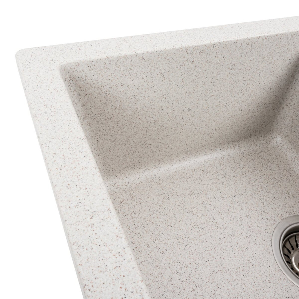 VALESO Гранітна мийка для кухні VALESO 7850W TOSKANA матова Топаз Киев - изображение 6