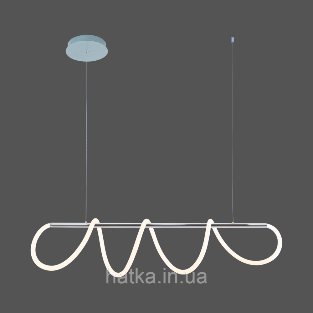 Люстра подвесная светодиодная акриловая VALESO 20006PM хром Киев - изображение 1