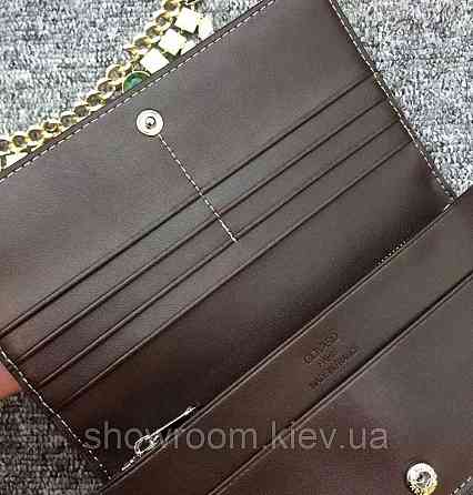 Чоловіче вертикальне портмоне Goyard (091) Lux brown Київ