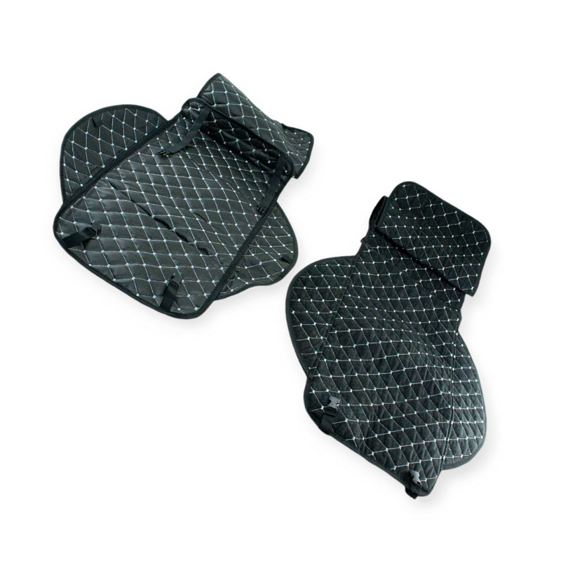 Накидки сидіння сіра + нитка 1+1 (2шт) decor Мукачево - фото 1