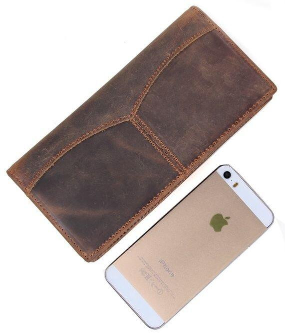 Гаманець чоловічий Коричневий (Vintage) Київ - фото 1