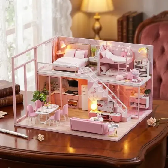 3D Румбокс Cute Room L-027 Pink House + Пылезащитный купол Киев
