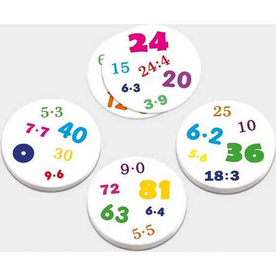 Настільна гра серії Хто кого? "Змагання з множення та ділення" 158503 Вінниця