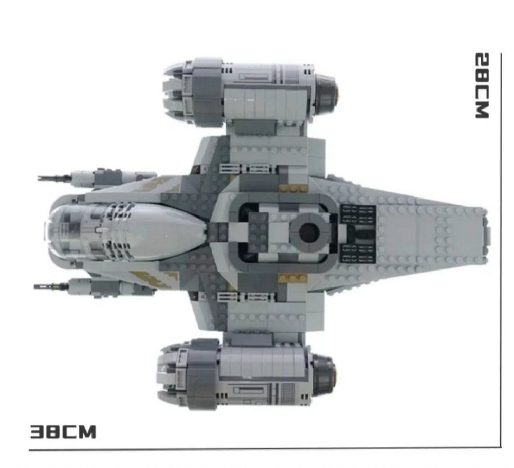 Конструктор Star Wars 75292 | Корабель «Лезо Бритви» (Razor Crest), сумісний з LEGO Київ - фото 3