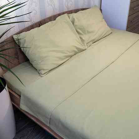 Підковдра 145x215 Поплін GM Textile 120 г/м2 Бавовна (Оливковий) Суми