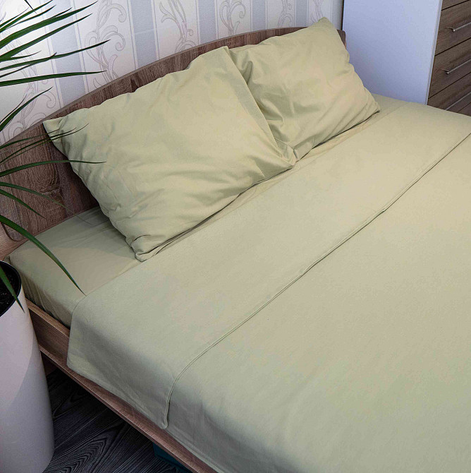 Підковдра 145x215 Поплін GM Textile 120 г/м2 Бавовна (Оливковий) Суми - фото 2