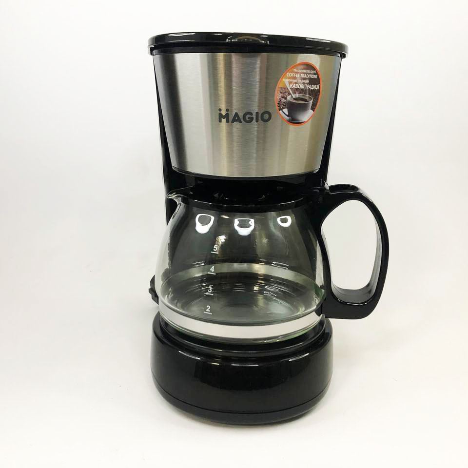Кофеварка для дома и семьи MAGIO MG-964 650 Вт, Кофейный аппарат, Кофеварка бытовая для дома кухни EP-35 Львов - изображение 4