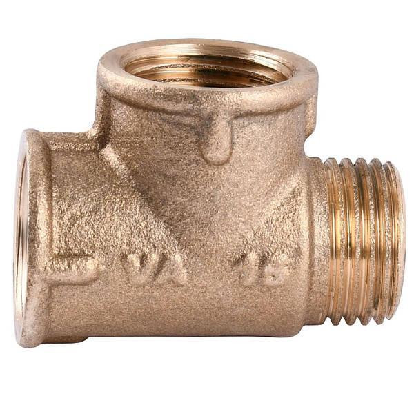 Трійник 1/2'' внутр/внутр/зовн Україна, латунь Харків - фото 1