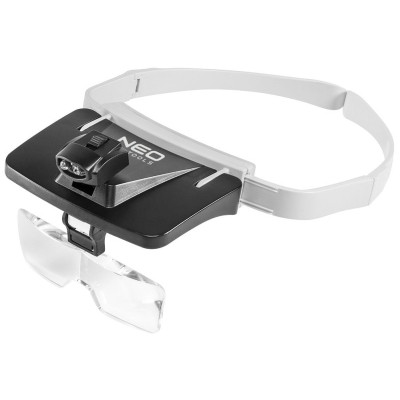 Увеличительное стекло Neo Tools линзы с набором диоптрий 1x, 1.5x, 2x, 2.5x, 3.5x (06-130) Вінниця - фото 1