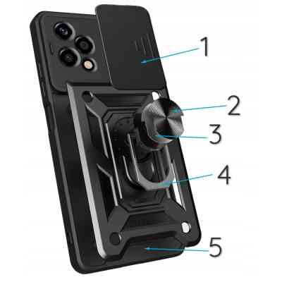 Чехол для мобильного телефона BeCover Military Honor 200 Lite Black (713044) Винница