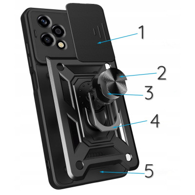 Чехол для мобильного телефона BeCover Military Honor 200 Lite Black (713044) Винница - изображение 3