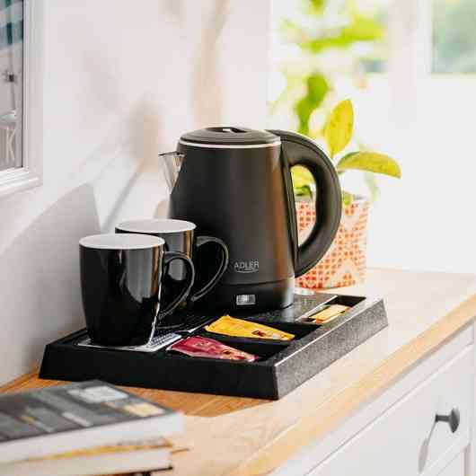 Электрочайник + 2 чашки и поднос ADLER AD 1387 1Л DY-86 Львов