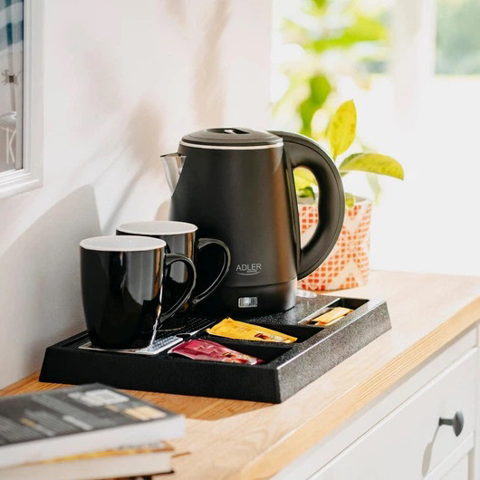 Електрочайник + 2 чашки та піднос ADLER AD 1387 1Л DY-86 Львів - фото 2