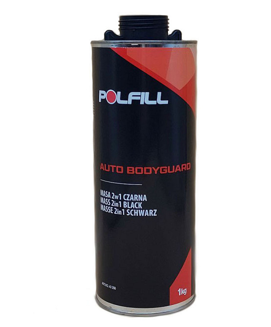 Антигравій під пістолет (баранек) "Auto Bodyguard 2в1" чорний 1кг Polfill Київ - фото 1