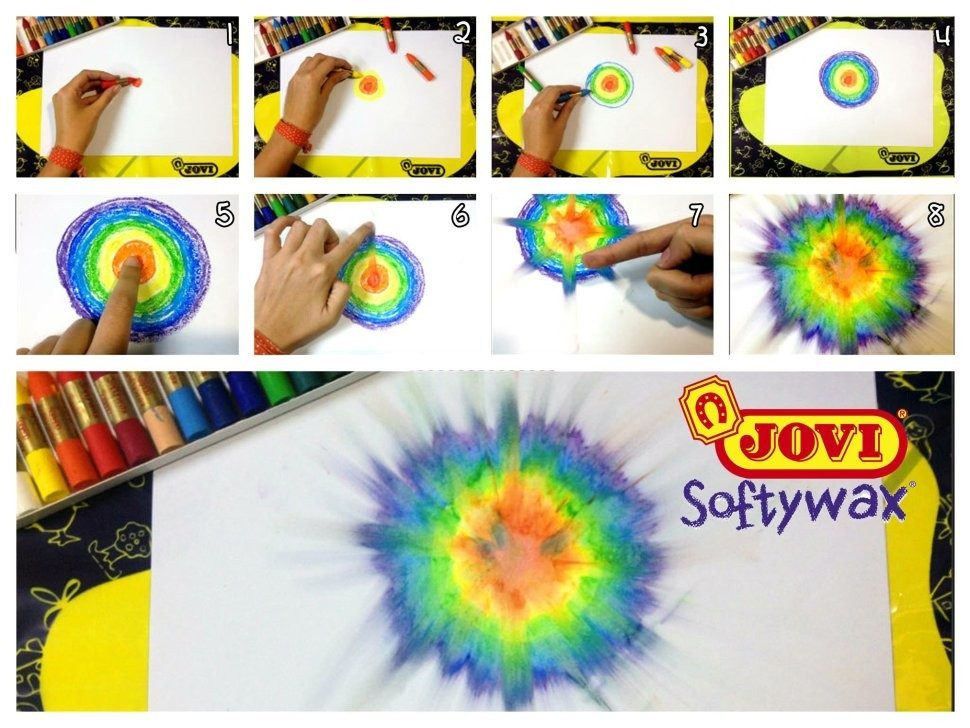 Набір м'якої воскової крейди Jovi Softywax з ефектом олійної пастелі 10 кольорів (930/10) Киев - изображение 3