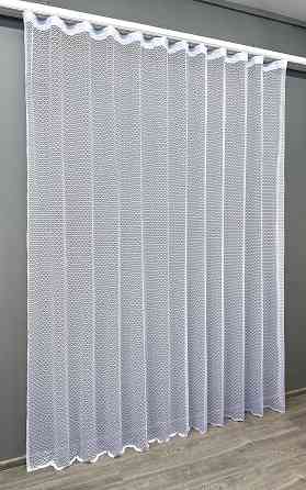 Тюль VR-Textil 1589т Сітка Холодний білий 300х270 см (42-0537) Київ